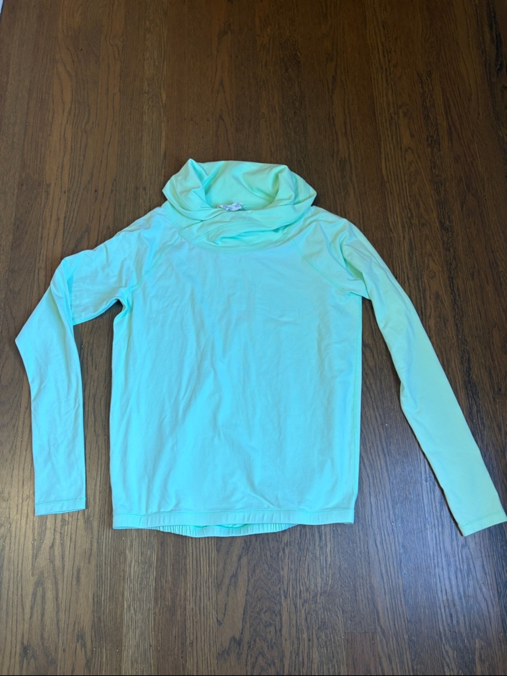 Lululemon Healthy Heart Pullover Cowl Funnel Neck Thumbholes size 4